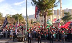 Mardin'de Gazze'ye Destek Mitingi düzenleniyor