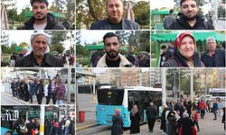 Soğuk havalarda toplu taşıma araçlarının geç gelmesine vatandaşlardan tepki  