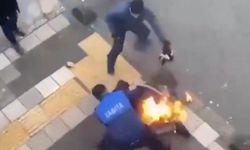 Zabıta ile tartıştığı iddia edilen seyyar satıcı kendini yaktı
