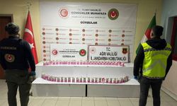 Ağrı'da krema kutularına gizlenmiş uyuşturucu yakalandı
