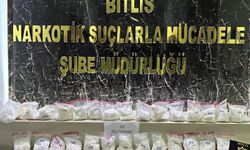 Bitlis'te 10 kilogram uyuşturucu ele geçirildi
