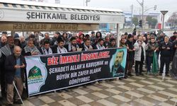Gaziantep'te Şehid Salih El-Aruri ve Filistin şehitleri için gıyabi cenaze namazı