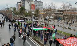 Batman'da yoğun bir katılımla "Büyük Kudüs Yürüyüşü" düzenlendi