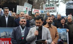 Bingöl'de "Gazze'yi unutma, unutturma" temalı basın açıklaması düzenlendi
