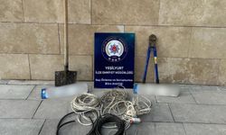 Malatya'da banka ATM'sinin kablolarını çalan zanlı tutuklandı