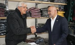 HÜDA PAR İslahiye Belediye Başkan adayı Şimşek'ten esnaf ziyareti