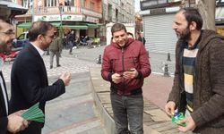 HÜDA PAR Lüleburgaz adayı Akkılıç, esnaftan seçim için destek istedi