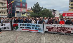 Gazze'deki soykırıma Bingöl'den tepki