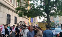 Columbia Üniversitesi'nde Gazze için yeniden protesto düzenledi