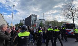 Hollanda polisi Filistin destekçilerine saldırdı