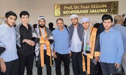 Siirt Üniversitesi İlahiyat Fakültesi mezuniyetinde Filistin'e anlamlı destek