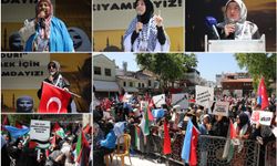 Ümmetin anneleri Gazze için Eyüpsultan'da buluştu