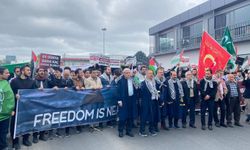 Yıldız Teknik Üniversitesi öğrencilerinden Gazze'ye destek eylemi