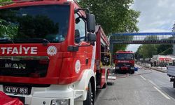Kocaeli'de palet fabrikasında yangın