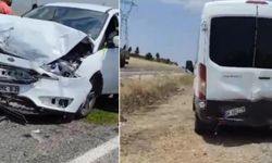 Siirt'te otomobil ile öğrenci minibüsü çarpıştı: 6 yaralı
