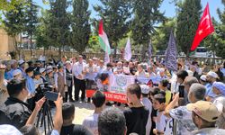 Şanlıurfa'da Şehit İsmail Heniyye için basın açıklaması düzenlendi