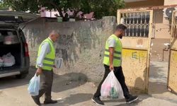 Umut Kervanı Tarsus'ta muhtaç ailelere gıda yardımında bulundu