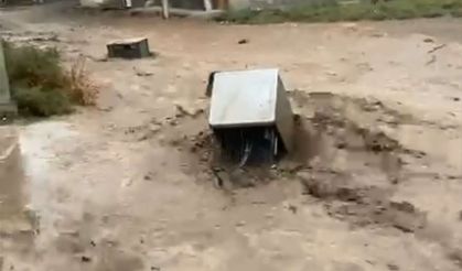 Bismil'de sağanak etkili oldu