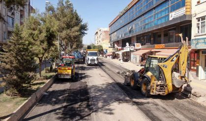Bismil İstasyon Caddesi yenileniyor