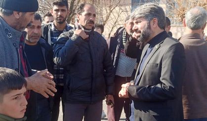 HÜDA PAR Diyarbakır İl Başkanı Dinç depremin etkili olduğu Hani'yi ziyaret etti