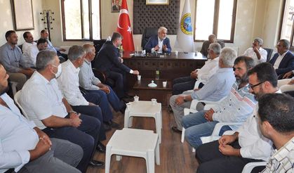 Yapıcıoğlu HÜDA PAR'lı Kayapınar Belde Belediyesini ziyaret etti