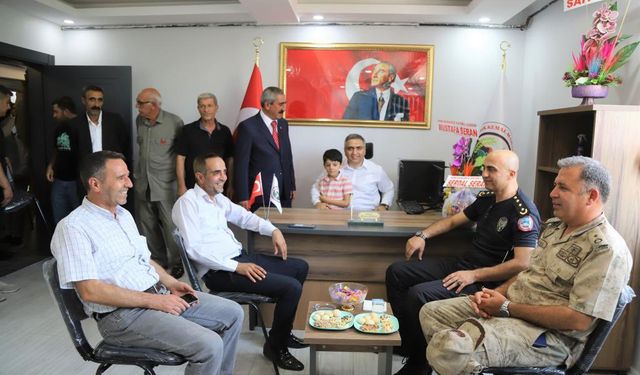 Ergani’de 4 mahallenin muhtarlığı tek çatı altında