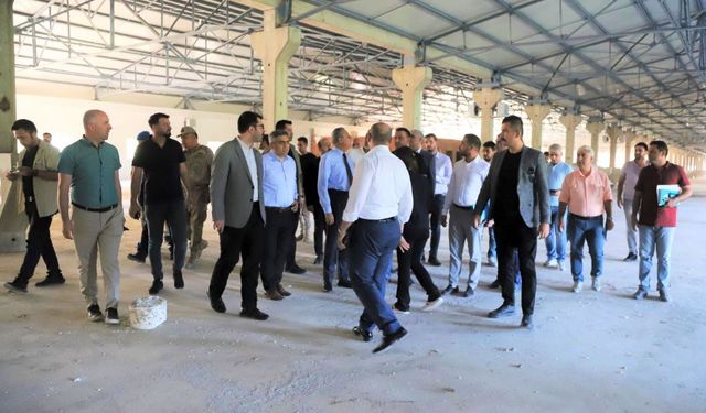 Ergani'de 1000 kişiyi istihdam edecek hazır giyim fabrikasında sona gelindi