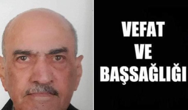 Ergani'nin Bagür köyünden emekli öğretmen ABDUSSAMET KAYMAZ vefat etmiştir