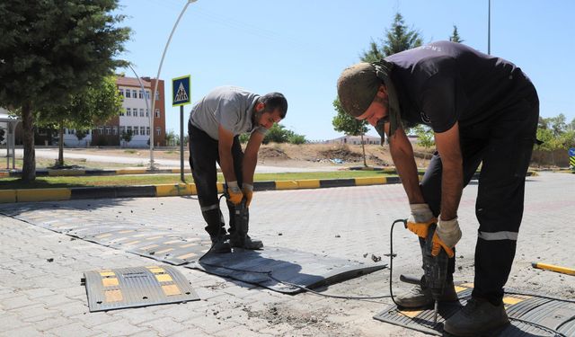 Hız kesici kasislerin bakım-onarımı tamamlandı