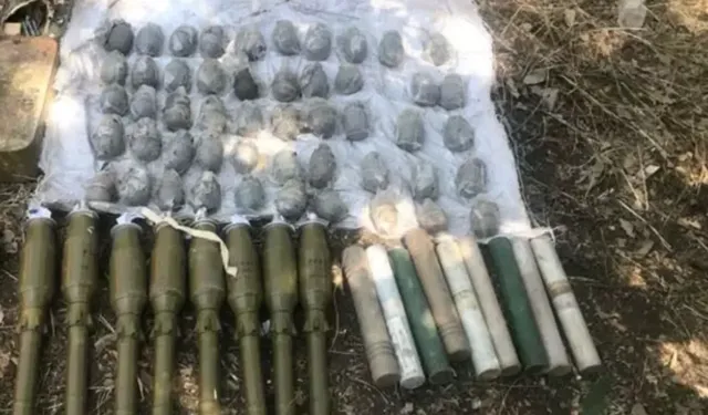 Pençe-Kilit Operasyonu’nda teröristlerin silah deposu ele geçirildi
