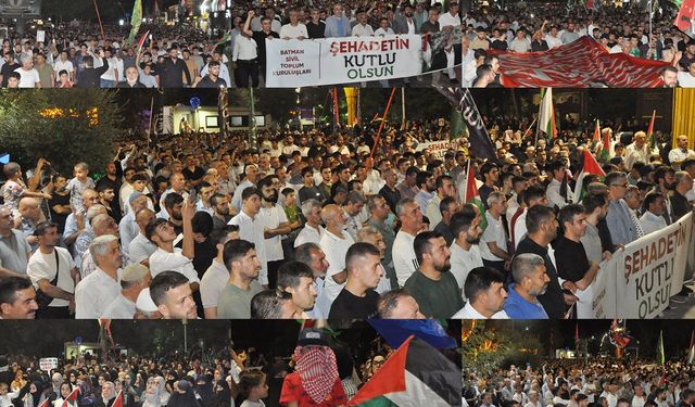 On binlerce Batmanlı düzenledikleri yürüyüşle Heniyye'nin katledilmesini protesto etti