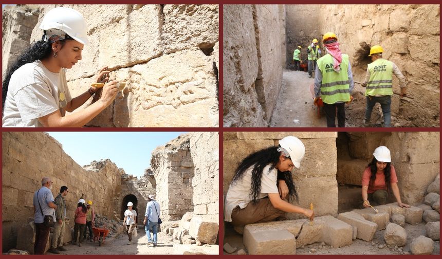 Harran Sarayı’nda kazılar hızlandı.