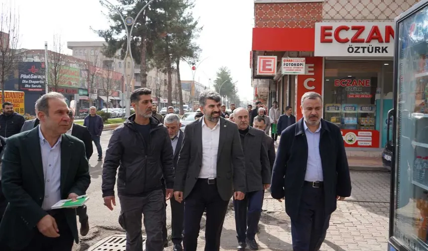 Milletvekili Faruk Dinç, Bismil Esnafını Ziyaret Etti