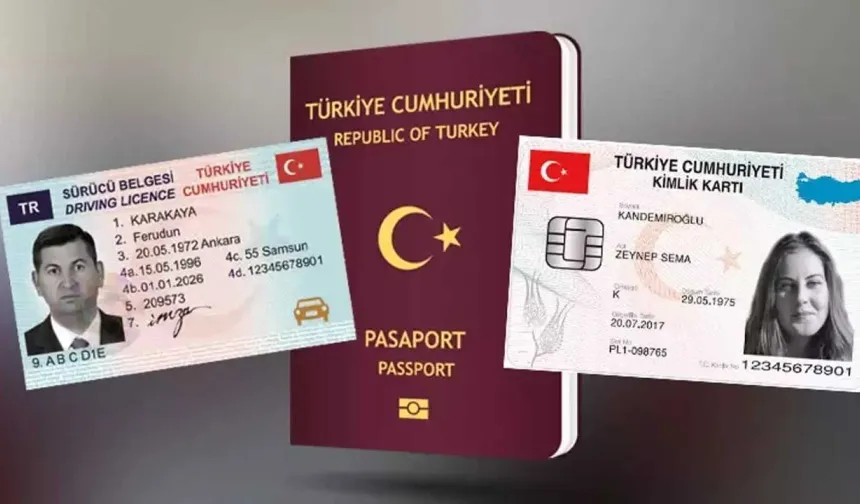 2026’da Ehliyet, Pasaport ve Kimlik Ücretleri Belli Oldu