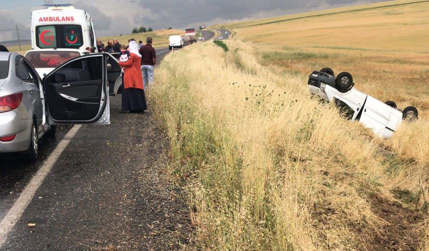 Diyarbakır-Silvan karayolunda kaza: 2 yaralı